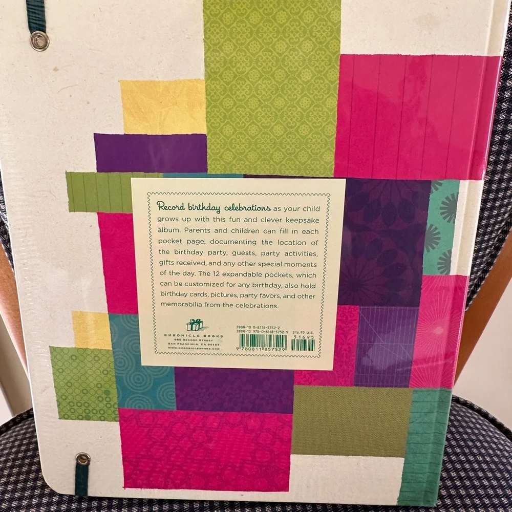 Chronicle Books Vibrant Birthday Keepsake Album